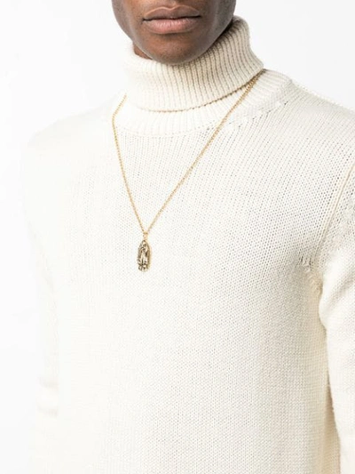 Nialaya Jewelry Our Lady Of Guadalupe Pendant Necklace In Gold