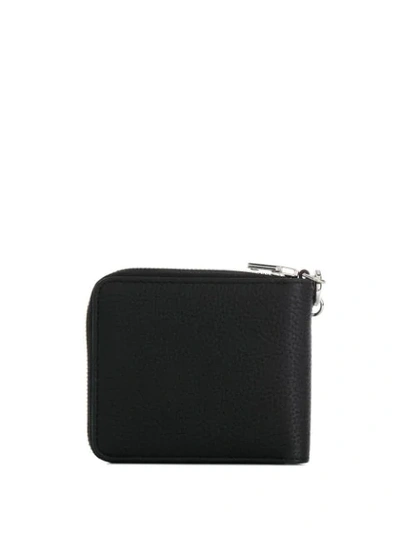 Shop Tom Ford Logo Print Chain Wallet In Black