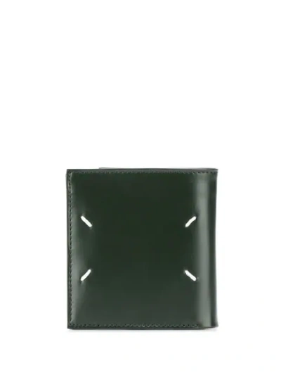 Shop Maison Margiela Bi-fold Wallet In T7160 Green Gables