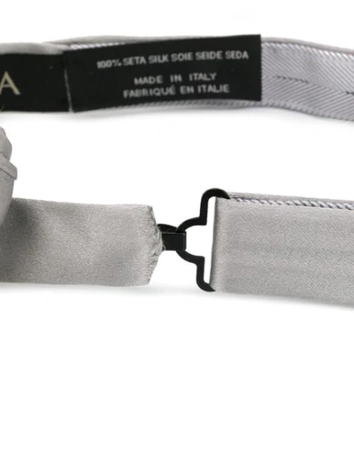 Z Zegna Classic Bow Tie In Grau