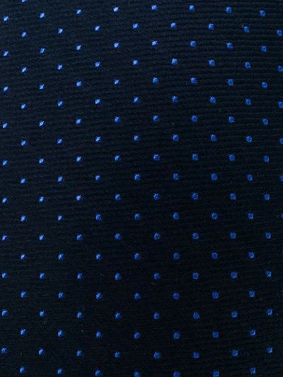 Shop Kiton Polka Dots Tie - Blue