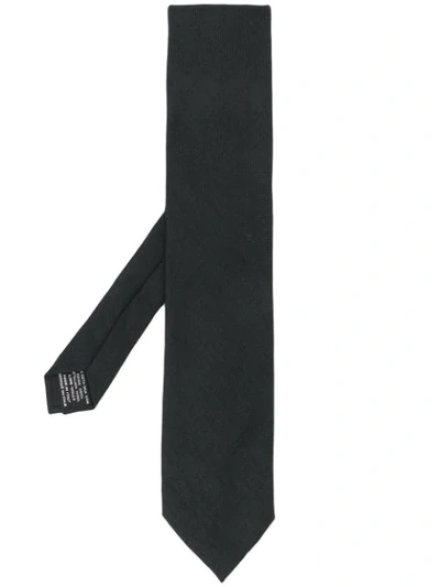 Shop Tom Ford Pointed Tip Tie In Black