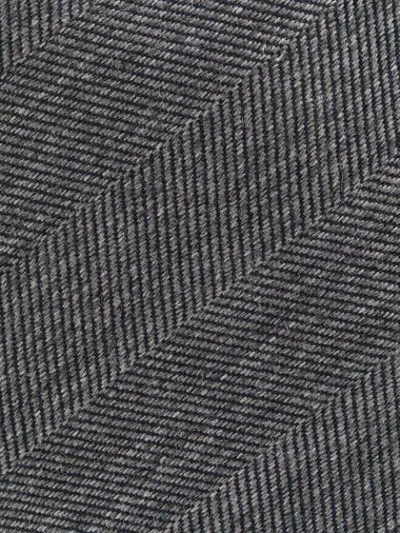 Shop Brunello Cucinelli Striped Pattern Tie In Grey