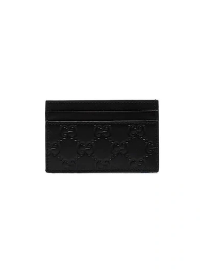 Shop Gucci Kartenetui Mit Patch In Black