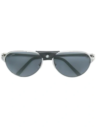 Shop Cartier Santos De  Sunglasses