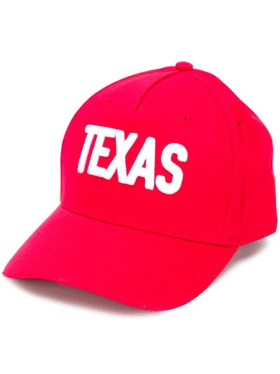 Shop Dsquared2 Texas Cap In Red