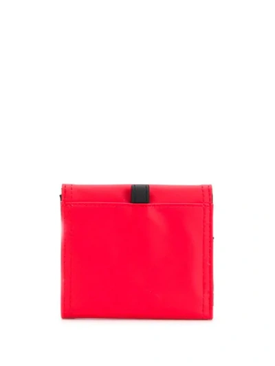 Shop Diesel Lanyard Micro Wallet In T4032 Red