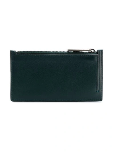 Shop Givenchy Zipped Card Holder In Blue