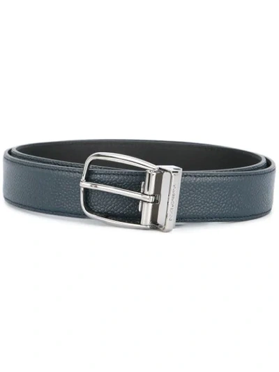 Shop Dolce & Gabbana Buckled Belt In Blue