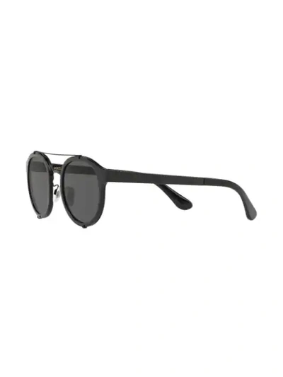 Shop Dolce & Gabbana Round Sunglasses In Schwarz