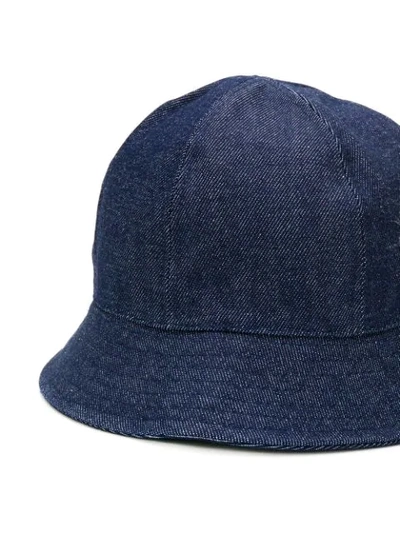 Shop Apc Bucket Hat In Blue