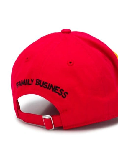 Shop Dsquared2 Cotton Baseball Cap In Red