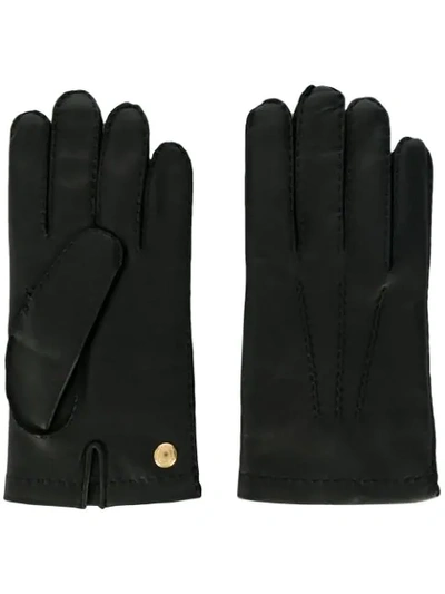 Shop Tom Ford Stud Embellished Gloves In Black