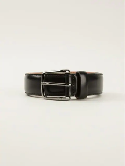 Shop Tod's Buckled Belt In Black