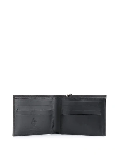 Shop Marcelo Burlon County Of Milan Wings Print Bi-fold Wallet In Black