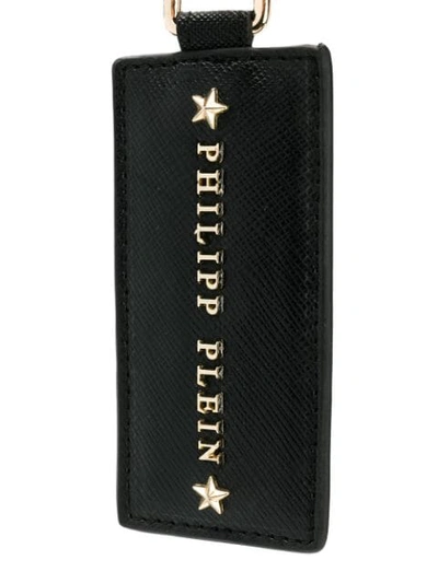 Shop Philipp Plein Stars Keychain In Black