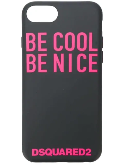 Shop Dsquared2 Be Cool Be Nice Iphone 7/8 Cover In M221