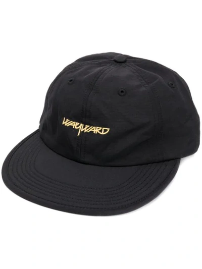 Shop Pop Trading International Embroidered Logo Cap In Black