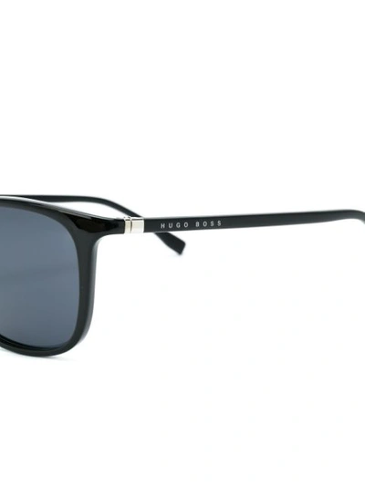 Shop Hugo Boss Boss  Square Frame Sunglasses - Black