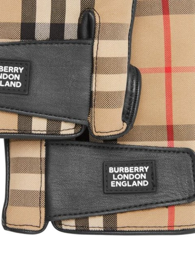 Shop Burberry Vintage Check Gloves In Neutrals