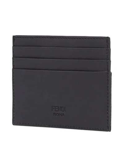 Shop Fendi Bag Bugs Card Holder In Black