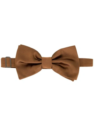 Shop Dolce & Gabbana Bow Tie In Brown