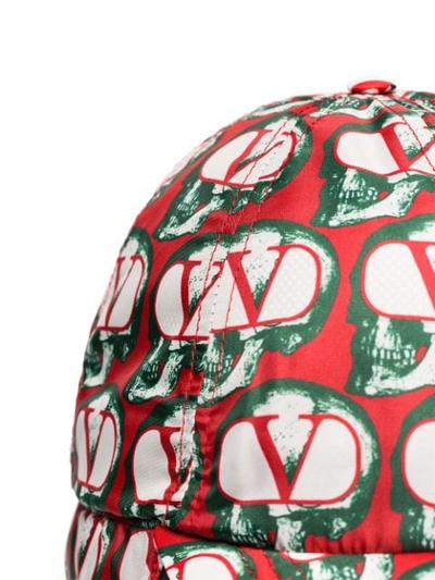 VALENTINO X UNDERCOVER FOLD-UP CAP - 红色