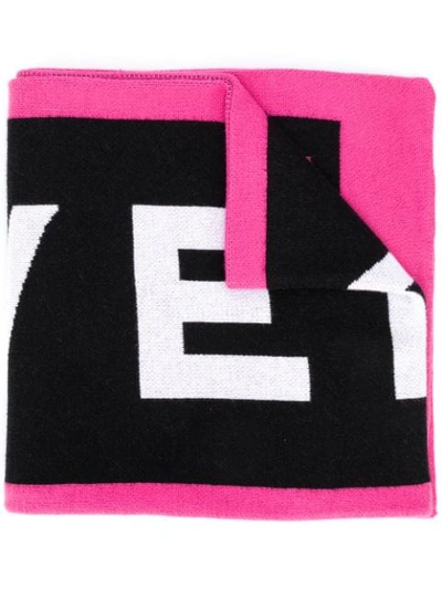 Shop Givenchy Knit Scarf In Pink