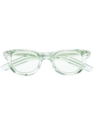 Shop Jacques Marie Mage Akira Tortoiseshell-effect Sunglasses In Green