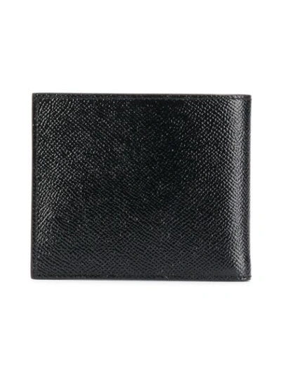 Shop Dolce & Gabbana Logo Stamp Wallet In Black