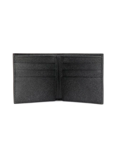 Shop Dolce & Gabbana Logo Stamp Wallet In Black