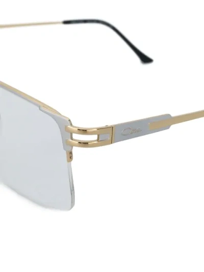 Shop Cazal 7076 Glasses In White