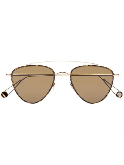 Shop Ahlem Place De Pyramides Sunglasses In Brown