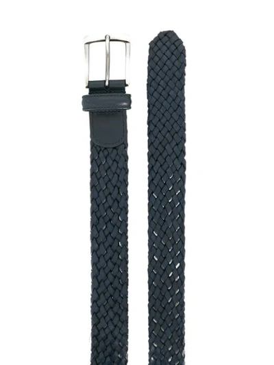 Shop Anderson's Woven Style Belt In Blue