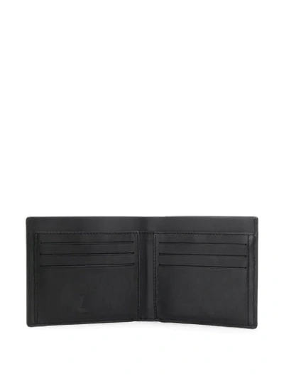 Shop Lanvin Logo Print Wallet In Black