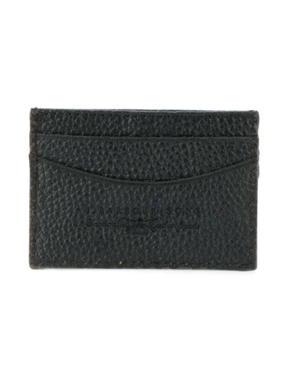 Shop Barbour Grain Card Holder In Black