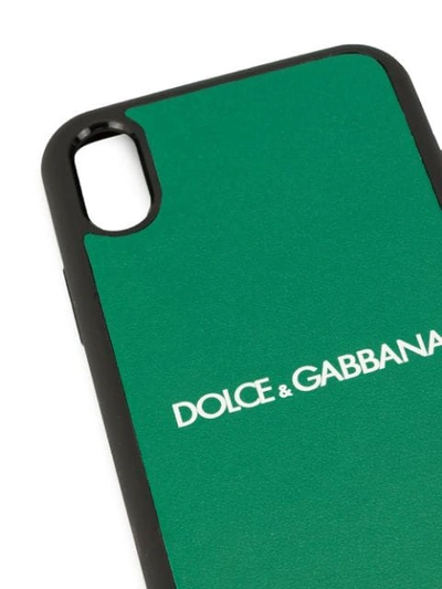 Shop Dolce & Gabbana Logo Iphone Xr Case In Green