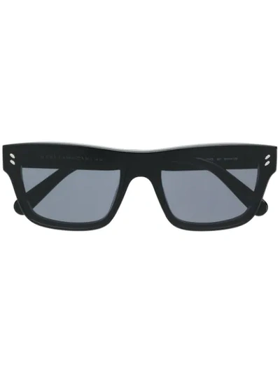 Shop Stella Mccartney Square Frame Sunglasses In Black