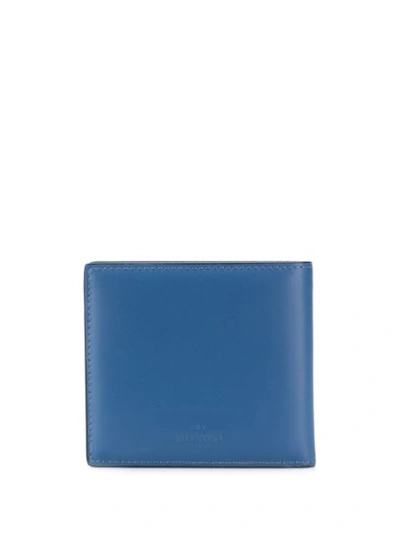 Shop Valentino Garavani Logo Wallet In Blue