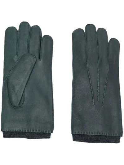 Shop Orciani Lined Gloves - Green