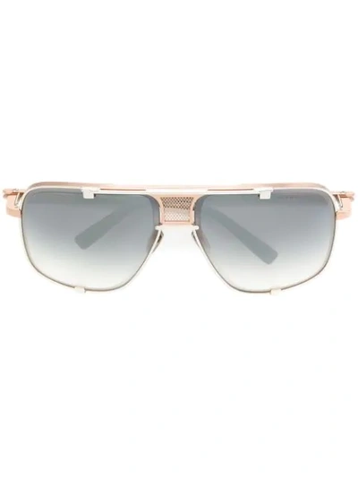 Shop Dita Eyewear Mach Five Sunglasses In Grey