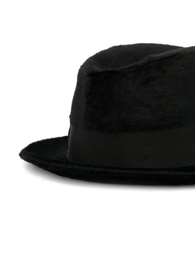 Shop Dolce & Gabbana Fedora Hat In Black