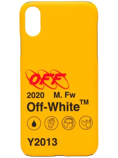 Shop Off-white Industrial Iphone Xr Case In Yellow