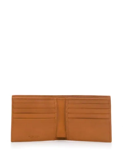 Shop Bottega Veneta Intrecciato Bi-fold Wallet In Neutrals