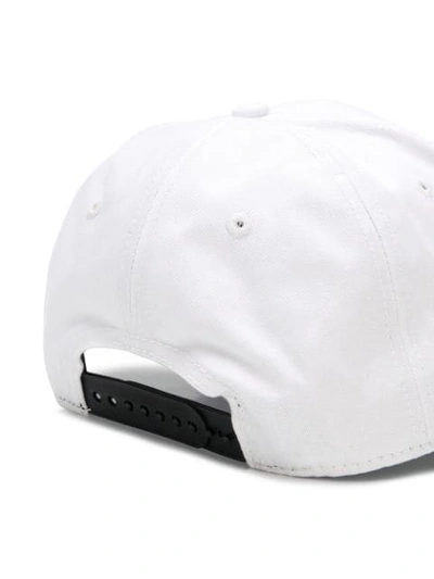 Shop Mcq By Alexander Mcqueen Logo Embroidered Cap In White