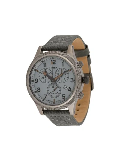 Timex Allied Lt Chronograph 40mm Watch In Grey | ModeSens