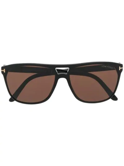 Shop Tom Ford Shelton Sunglasses In Brown