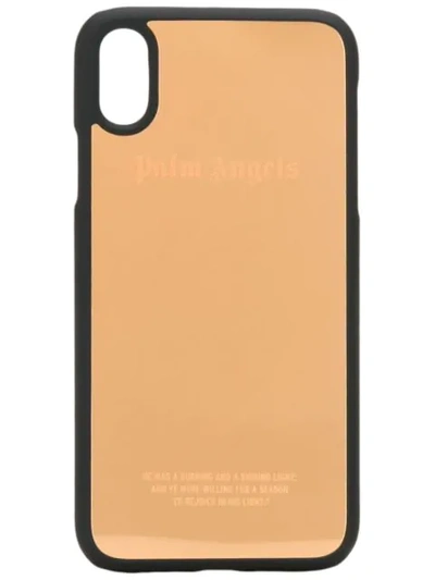 Shop Palm Angels Logo Print Iphone Xr Case In 9300