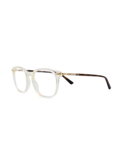 GUCCI EYEWEAR SQUARE FRAME GLASSES - 白色