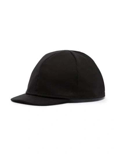 Shop Raf Simons Oversized Double Strap Cap In Black